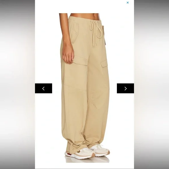 SuperdownX Maggie McDonald BECK CARGO PANTS IN TAN - Picture 3 of 13